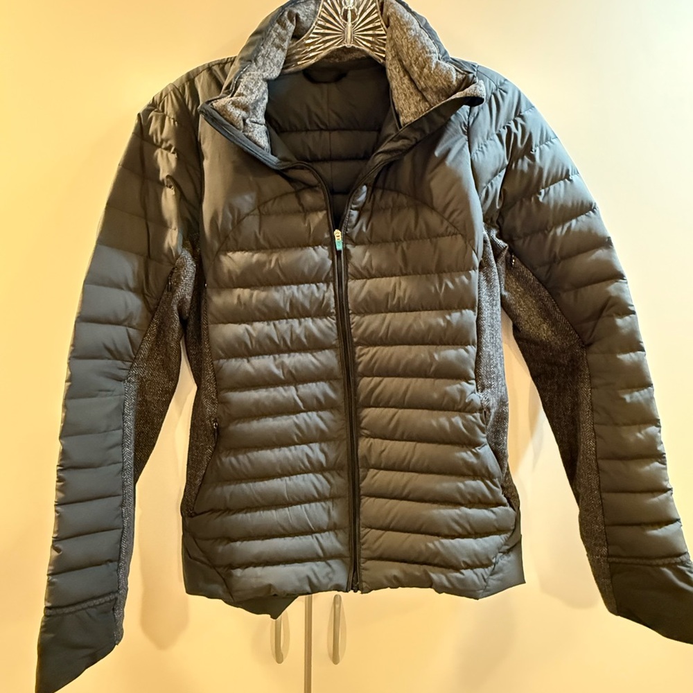 lululemon athletica pack it down oil Gray Puffer Jacket